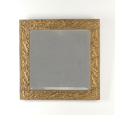 Smaller Carved Acorn Giltwood Frame Mirror circa 1920s