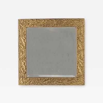 Smaller Carved Acorn Giltwood Frame Mirror circa 1920s