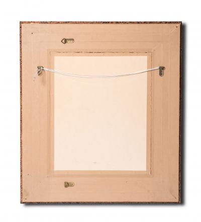 Snakeskin framed mirror France circa 1980