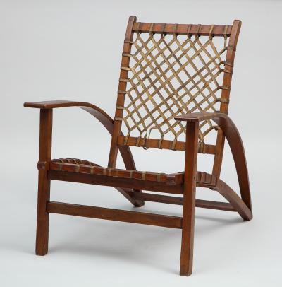 Sno Shu lounge chair designed by architect Carl Koch for Vermont Tubbs