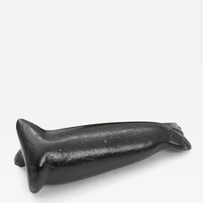 Soapstone Seal Carving Greenland 20th Century