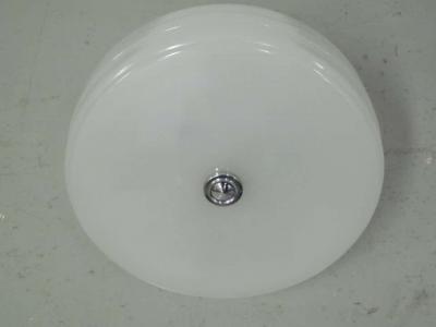 Sober Mid Century Milk Glass Ceiling Fixture