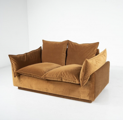 Sofa Cado 2 Seater by Gunnar Gravesen and David Lewis Divano for ICF Italy