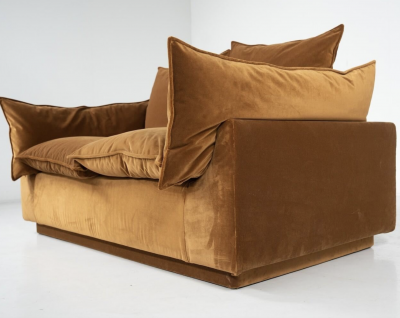 Sofa Cado 2 Seater by Gunnar Gravesen and David Lewis Divano for ICF Italy