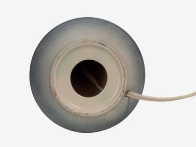 Soholm Stentoj Table Lamp Blue Grey Glazed Stoneware Denmark 1960s