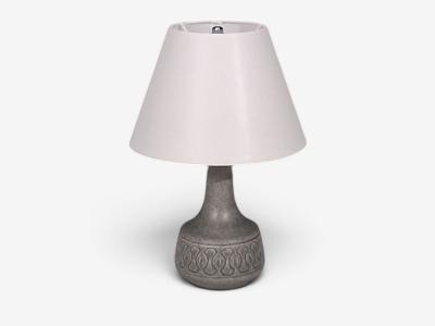 Soholm Stentoj Table Lamp Grey Stoneware Denmark 1960s