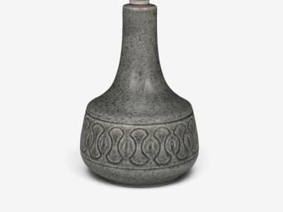 Soholm Stentoj Table Lamp Grey Stoneware Denmark 1960s