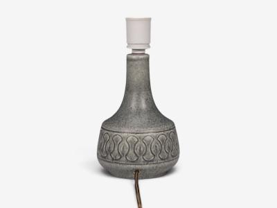 Soholm Stentoj Table Lamp Grey Stoneware Denmark 1960s