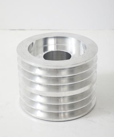 Solid Aluminum Space Shuttle Part Candle Holder