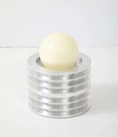 Solid Aluminum Space Shuttle Part Candle Holder