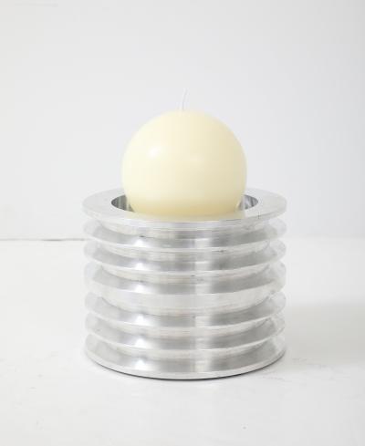 Solid Aluminum Space Shuttle Part Candle Holder