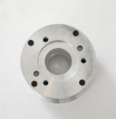 Solid Aluminum Space Shuttle Part Candle Holder