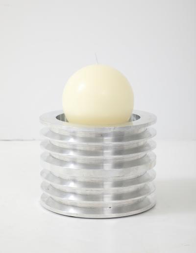 Solid Aluminum Space Shuttle Part Candle Holder