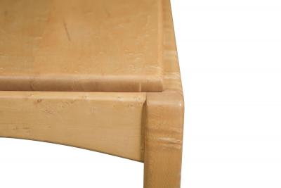 Solid Bird s Eye Maple Sculptural Coffee Table Custom Studio Piece