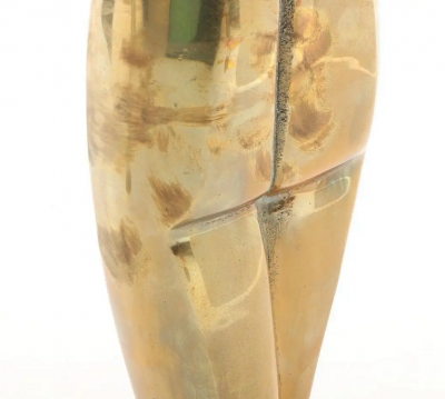 Solid Brass Nude Female Sculpture