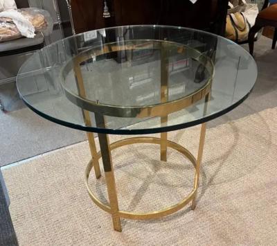 Solid Bronze Glass Top Center Table