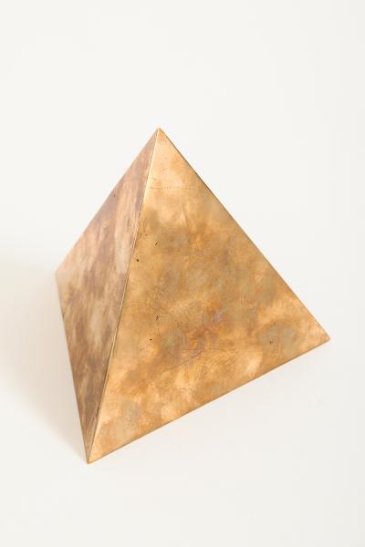 Solid Bronze Pyramid
