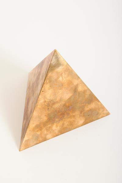 Solid Bronze Pyramid