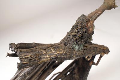 Solid Cast Bronze Brutalist Tree House Sculpture