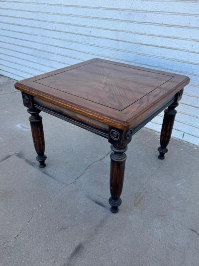 Solid Oak Rustic Side Table