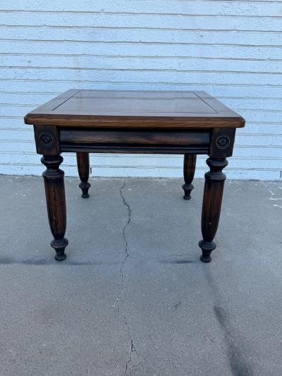Solid Oak Rustic Side Table