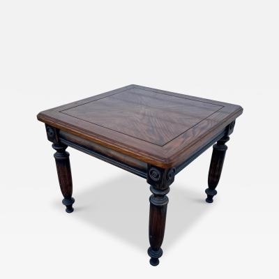 Solid Oak Rustic Side Table