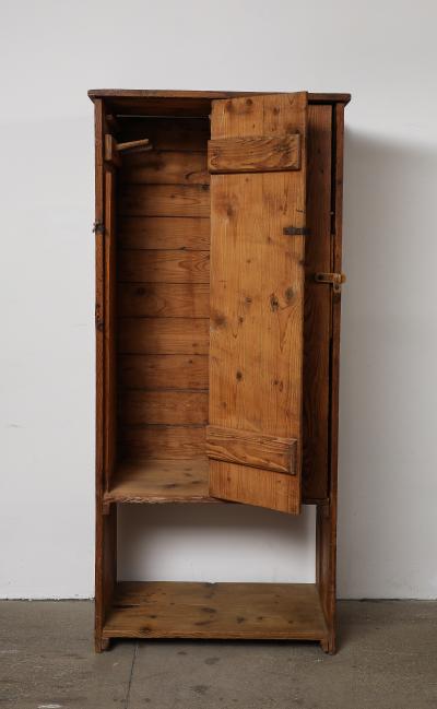 Solid Pine Handmade Cabinet Auvergnat France 1945
