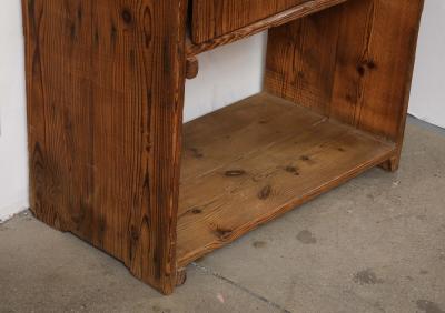 Solid Pine Handmade Cabinet Auvergnat France 1945