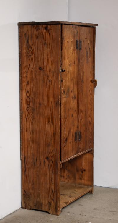 Solid Pine Handmade Cabinet Auvergnat France 1945