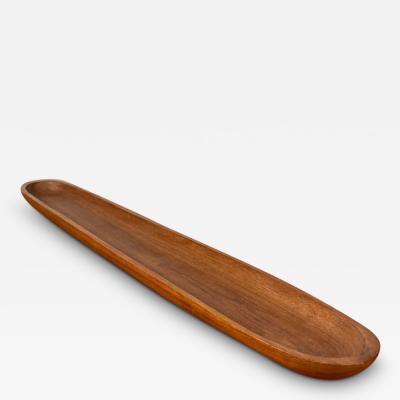 Solid Teak Oval Monkey Pod Tray