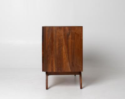 Solid Walnut Three Drawer Dresser by Ace Hi with splayed legs