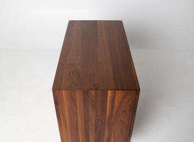 Solid Walnut Three Drawer Dresser by Ace Hi with splayed legs