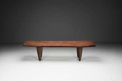 Solid Wood Senufo Bench Ivory Coast Mid 20th Century
