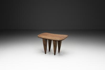Solid Wood Senufo Stool Ivory Coast 20th Century