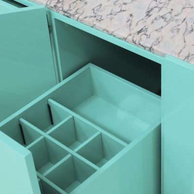 Solid Wood Sideboard Designed by LA Studio 1970s