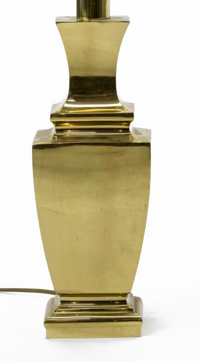 Solid bronze urn shaped pair of neo classic table lamp