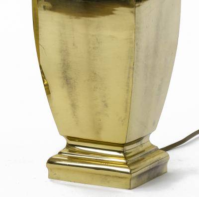 Solid bronze urn shaped pair of neo classic table lamp