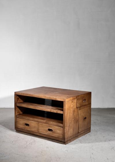 Solid elm bar table
