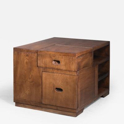 Solid elm coffee bar table Italy