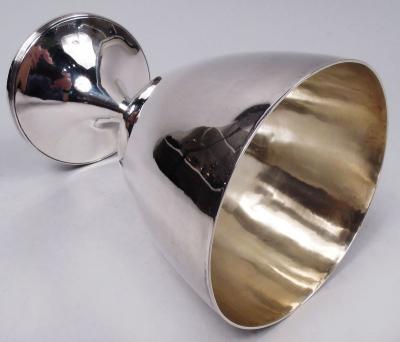 Solomon Hougham Antique English Georgian Neoclassical Sterling Silver Goblet 1798