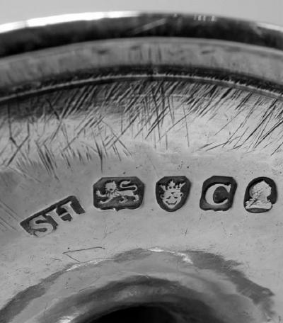 Solomon Hougham Antique English Georgian Neoclassical Sterling Silver Goblet 1798