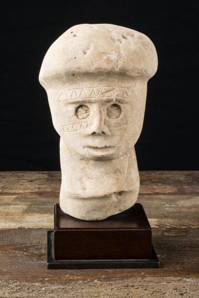 Solomon Islands Ancestors sculptured Head