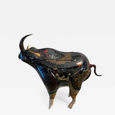 Someya Satoshi Rhino Contemporary Japanese Lacquer Art by Someya Satoshi