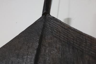 Songo Meno African Topoke Sword Currency with Custom Hanging Bracket