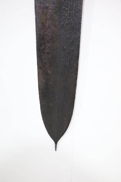 Songo Meno African Topoke Sword Currency with Custom Hanging Bracket