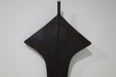 Songo Meno African Topoke Sword Currency with Custom Hanging Bracket