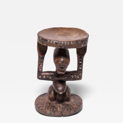 Songye Style Caryatid Stool