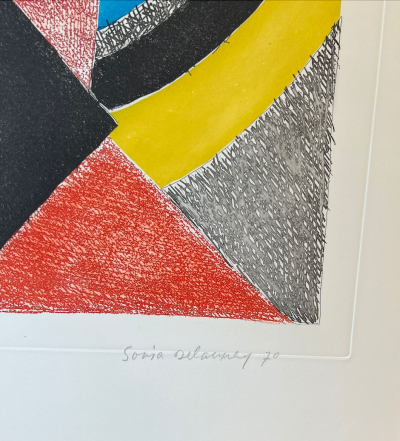 Sonia Delaunay Sonia DELAUNAY Avec moi m me Plate 8 from the 10 subject album With Myself 