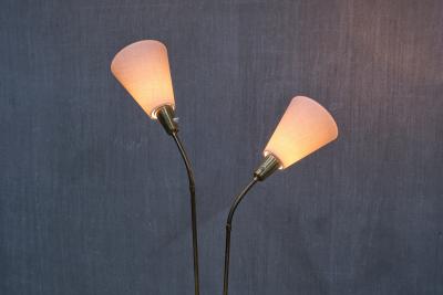 Sonja Katzin Sonja Katzin Fluted Brass Floor Lamp Model E1771 Asea Sweden 1950s