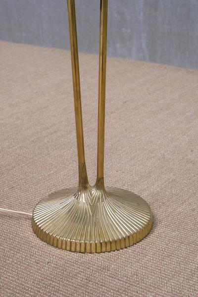 Sonja Katzin Sonja Katzin Fluted Brass Floor Lamp Model E1771 Asea Sweden 1950s